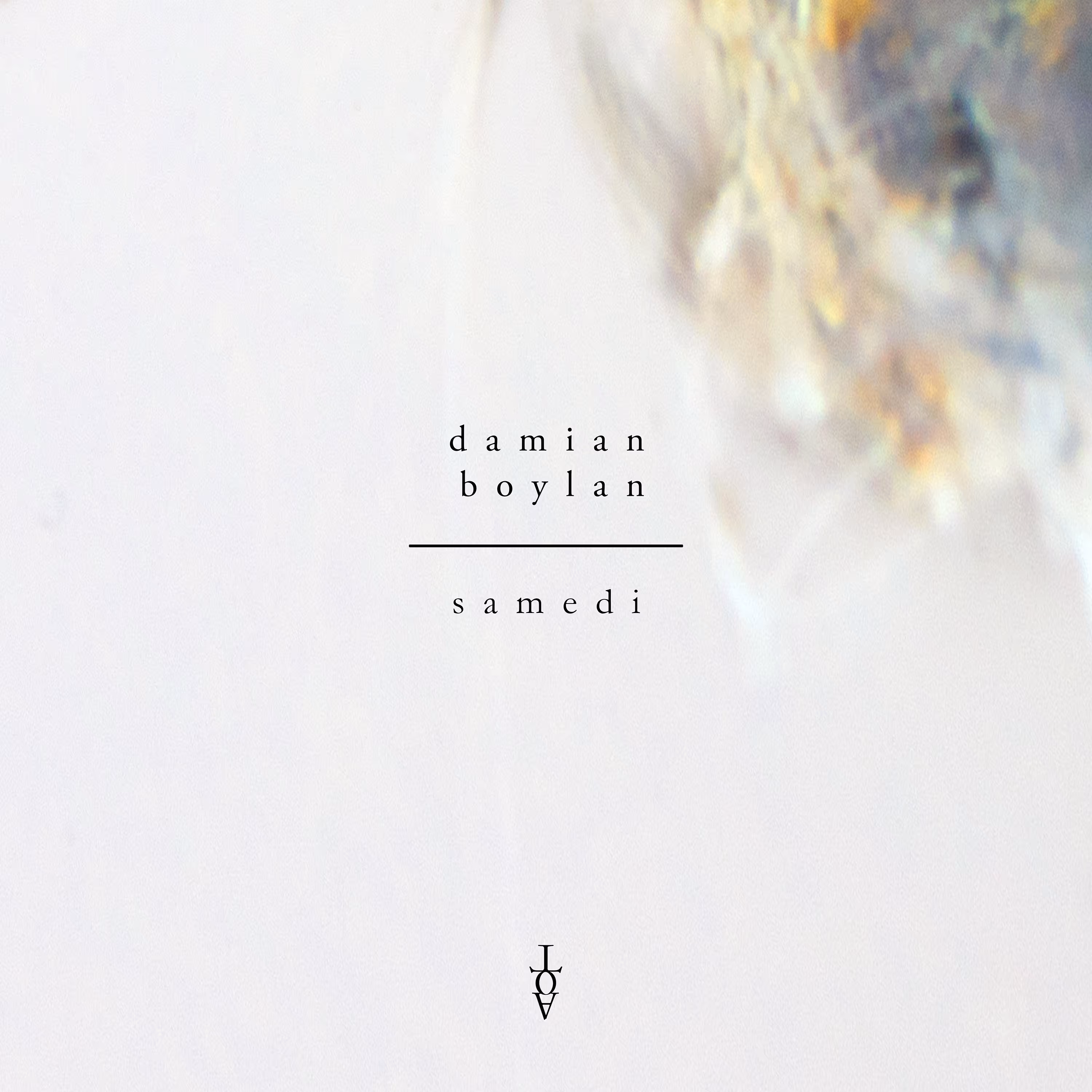 Cover art for Damian Boylan's single, Samedi