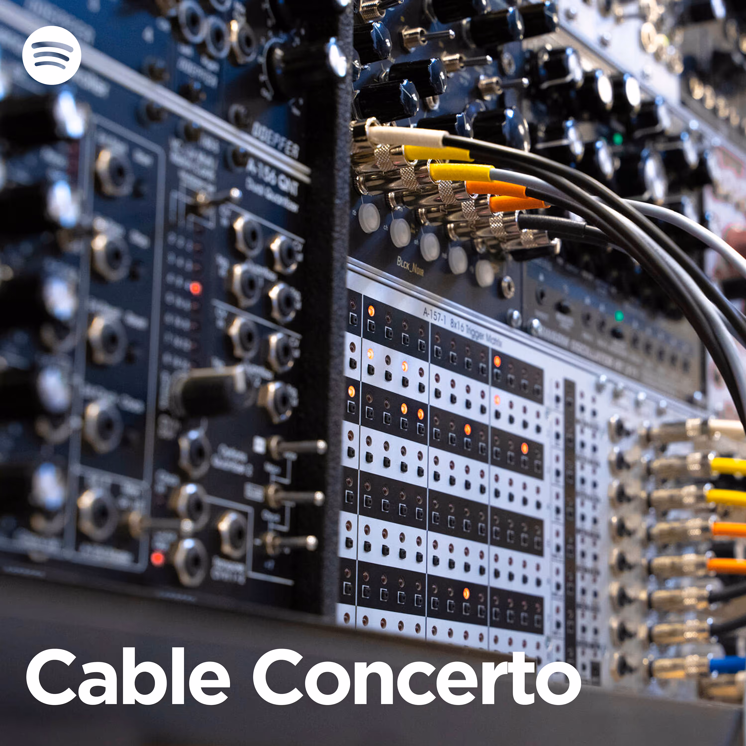 Cover art for the music playlist ‘Cable Concerto’ curated by Arrow of Time 