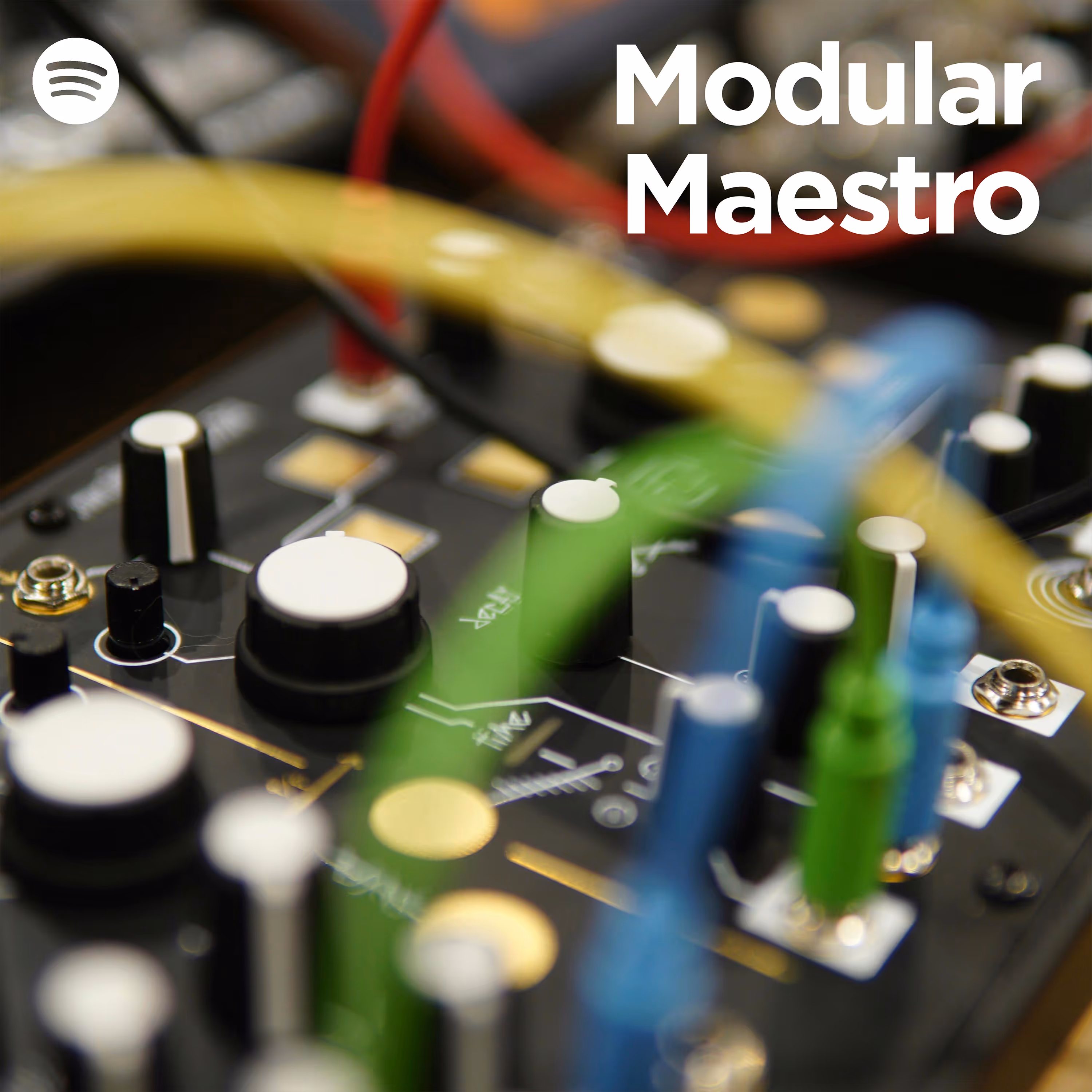 Cover art for the music playlist ‘Modular Maestro’ curated by Arrow of Time 