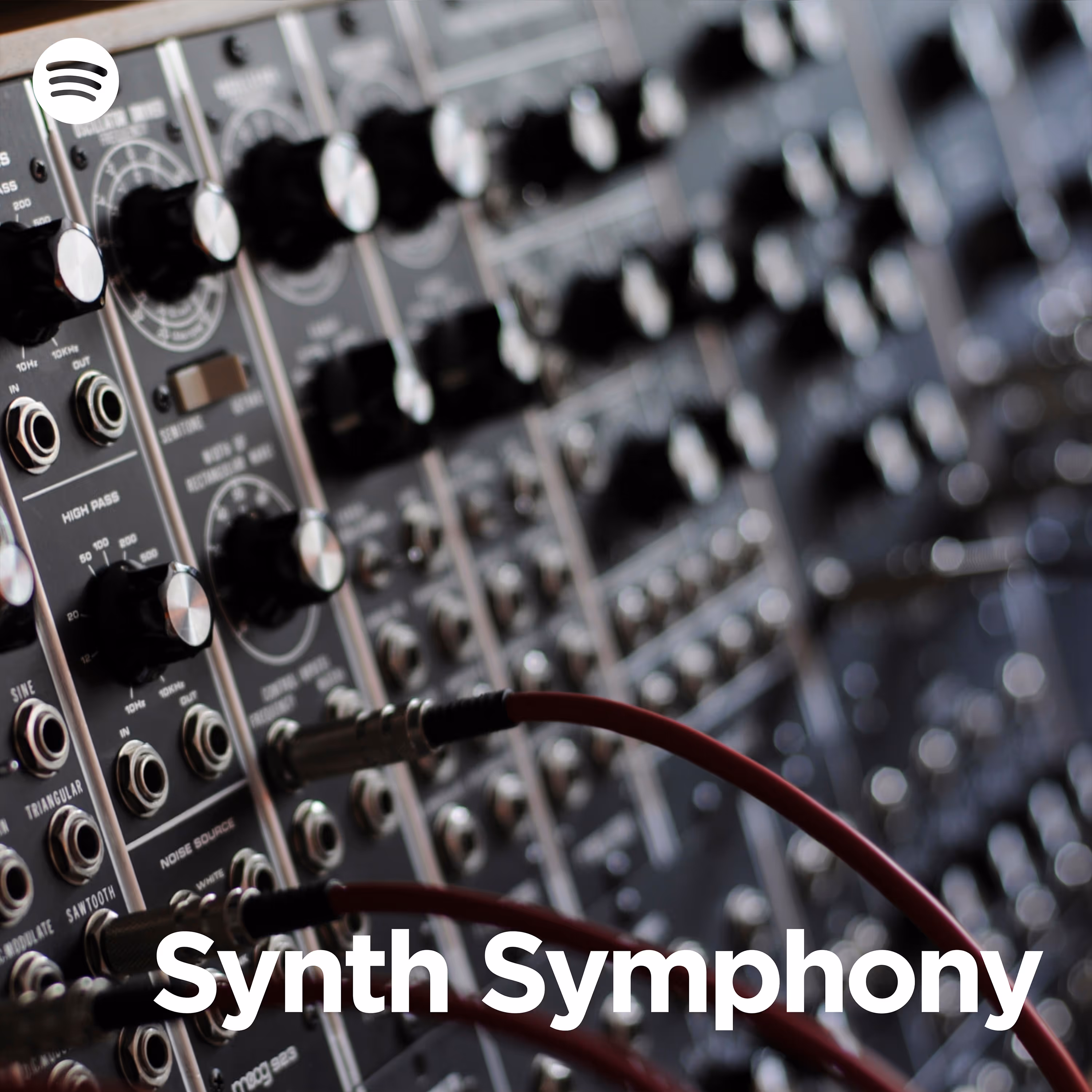 Cover art for the music playlist ‘Synth Symphony’ curated by Arrow of Time